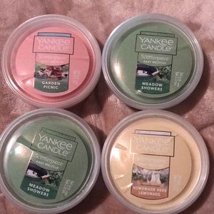 Set of 4 garden collection meltcups